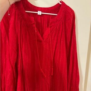 Old Navy Red Top XL